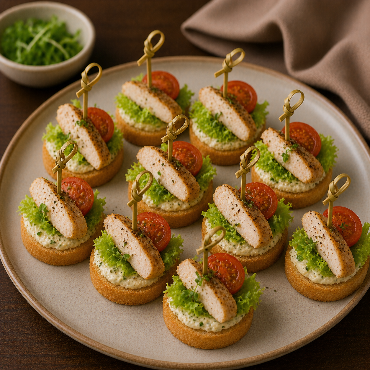 Hähnchen Canape